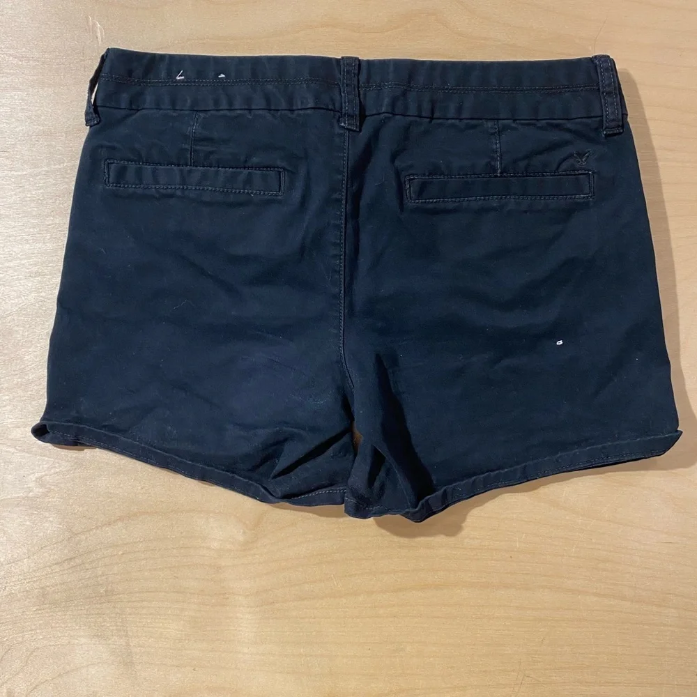 American Eagle Outfitters Black Women's Shorts 4 (OQ)